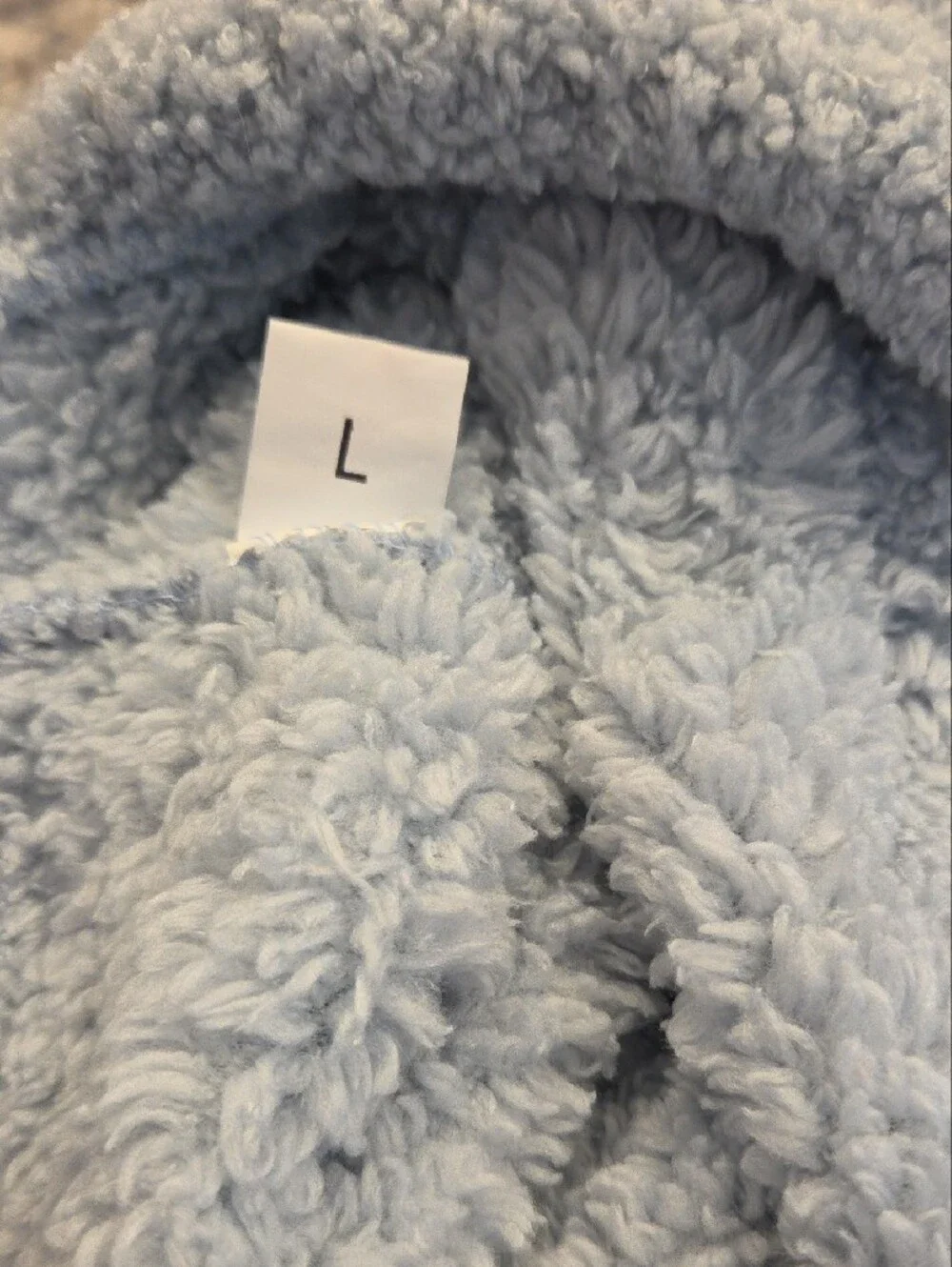 Light Blue Plush Dog Sweater - Cozy Sherpa Pet Sweater
